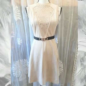 🌾🍮 Cream Suede Dress 🍮🌾